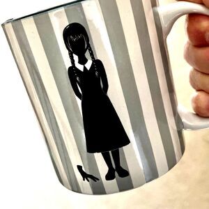 Wednesday Addams Family Coffee Mug We Wear Black Ortega Goth Halloween